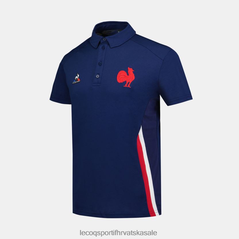 Le Coq Sportif polo plava muškarci 840R4L138 odjeća