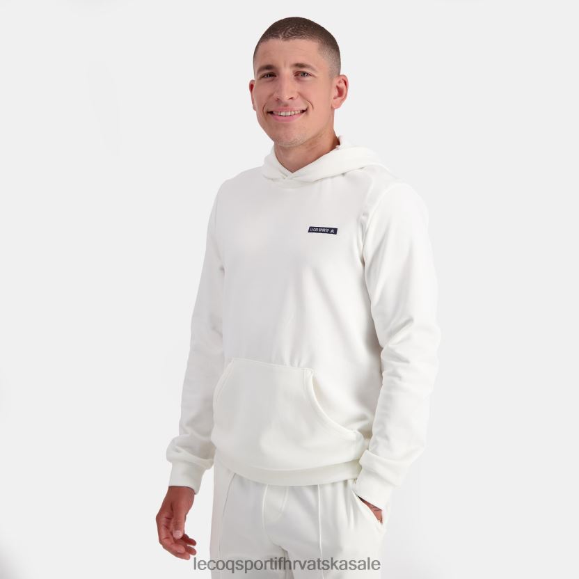 Le Coq Sportif majica s kapuljačom bijela muškarci 840R4L2 odjeća
