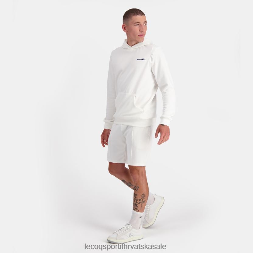Le Coq Sportif majica s kapuljačom bijela muškarci 840R4L2 odjeća