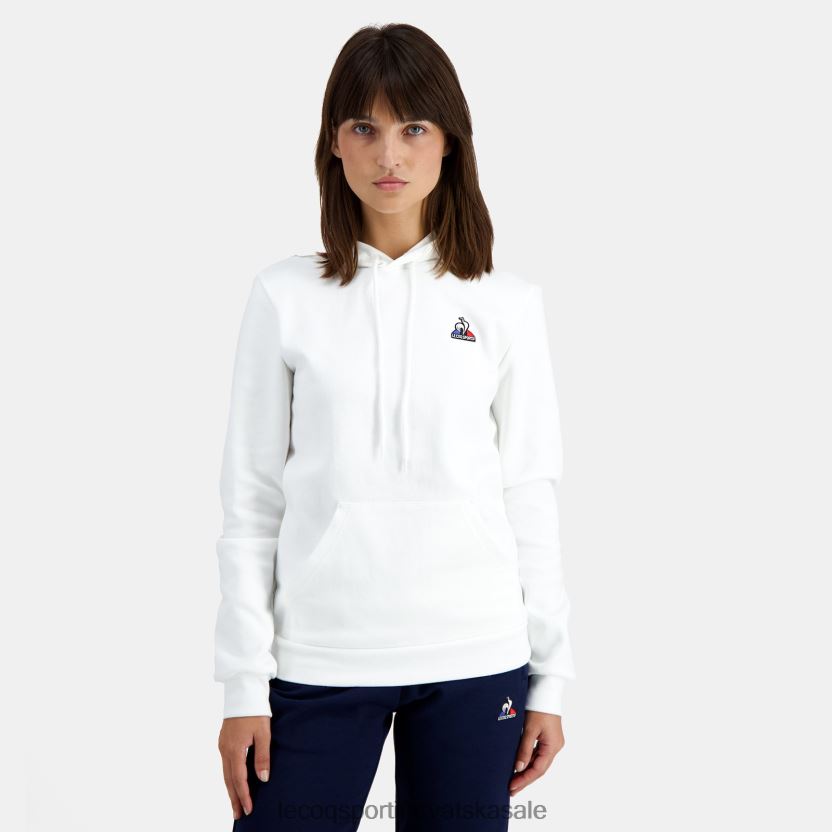 Le Coq Sportif majica s kapuljačom bijela muškarci 840R4L441 odjeća