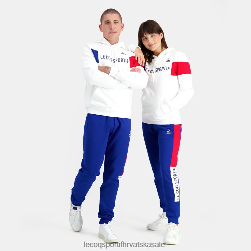 Le Coq Sportif majica s kapuljačom bijela muškarci 840R4L454 odjeća