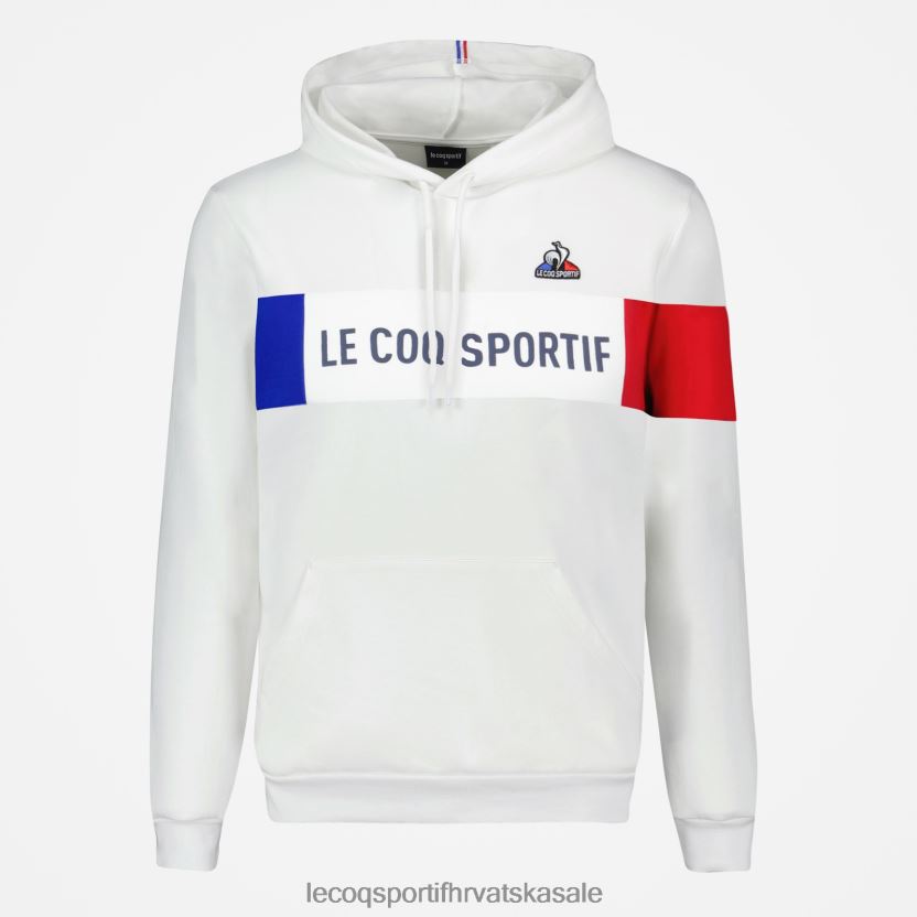 Le Coq Sportif majica s kapuljačom bijela muškarci 840R4L454 odjeća