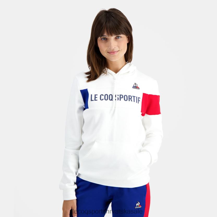 Le Coq Sportif majica s kapuljačom bijela muškarci 840R4L454 odjeća