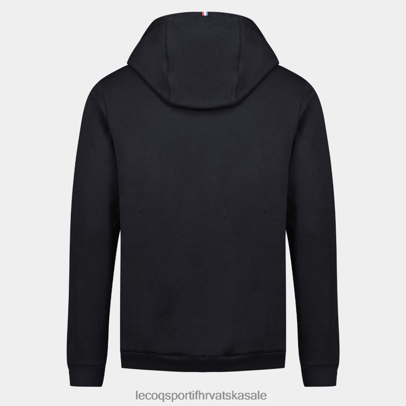 Le Coq Sportif majica s kapuljačom crna muškarci 840R4L7 odjeća