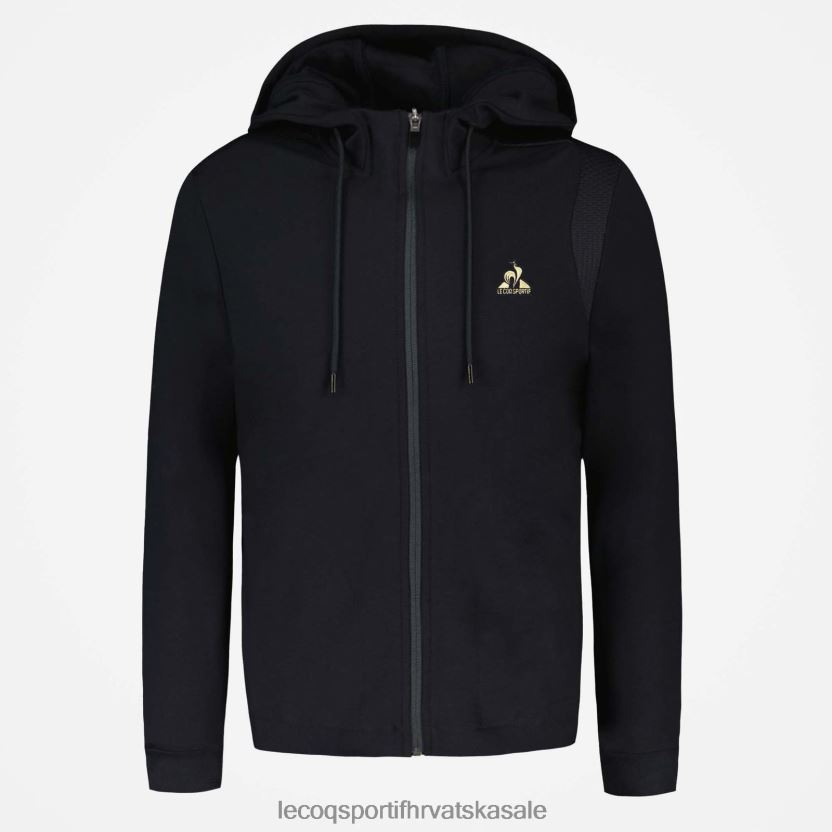 Le Coq Sportif majica s kapuljačom i crnim patentnim zatvaračem muškarci 840R4L70 odjeća