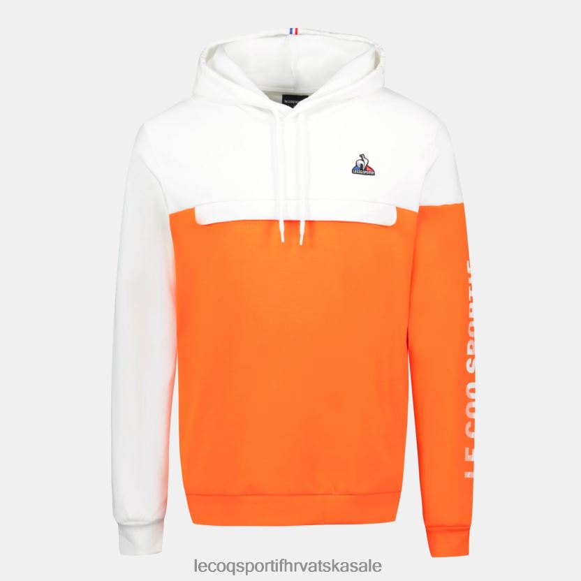 Le Coq Sportif majica s kapuljačom narančasta muškarci 840R4L18 odjeća