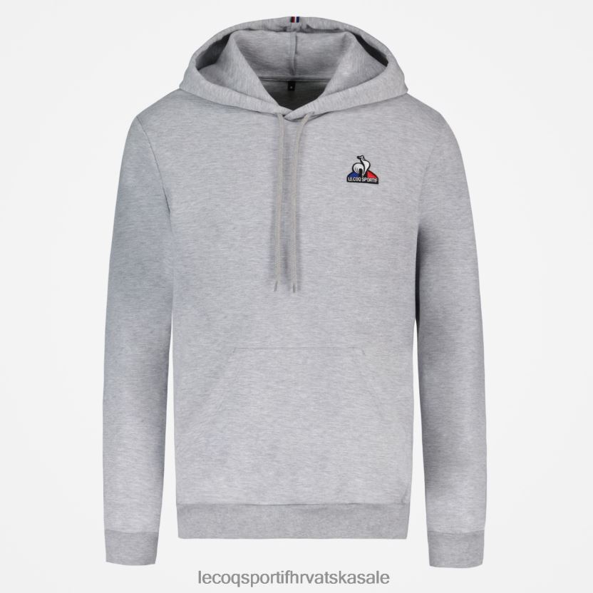 Le Coq Sportif majica s kapuljačom siva muškarci 840R4L63 odjeća