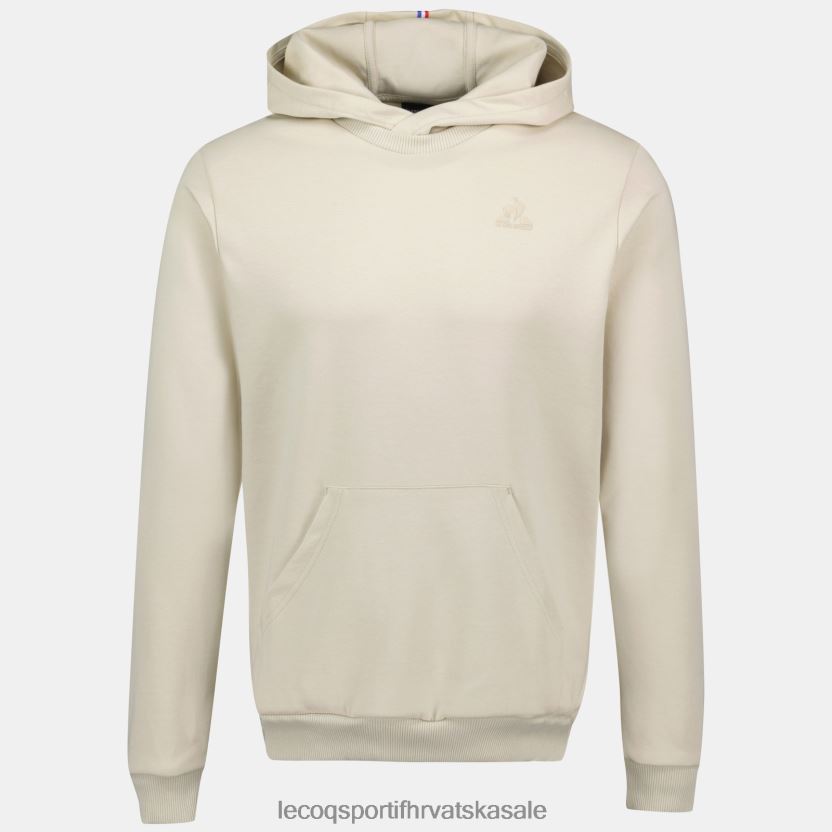 Le Coq Sportif majica s kapuljačom smeđa muškarci 840R4L9 odjeća