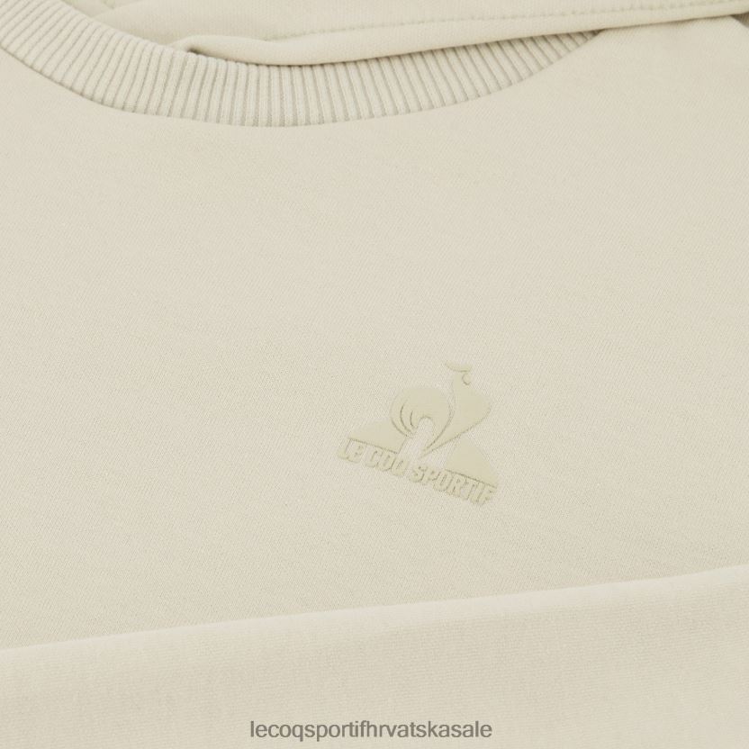 Le Coq Sportif majica s kapuljačom smeđa muškarci 840R4L9 odjeća