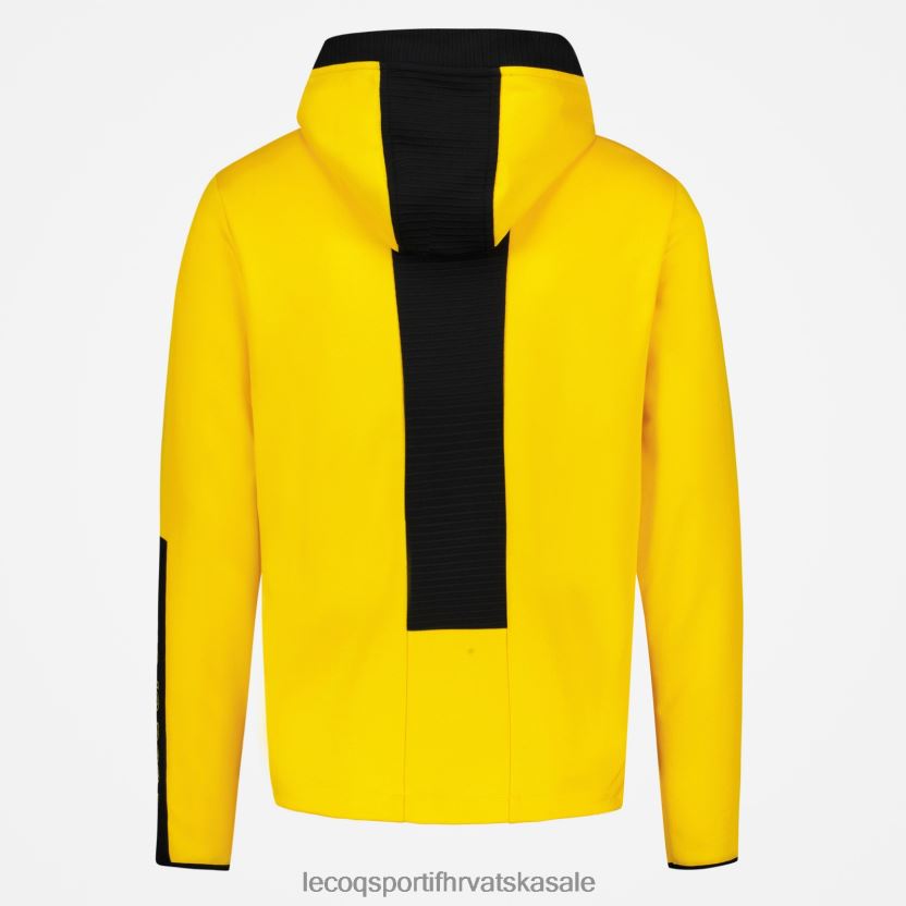 Le Coq Sportif majica s kapuljačom žuta muškarci 840R4L451 odjeća