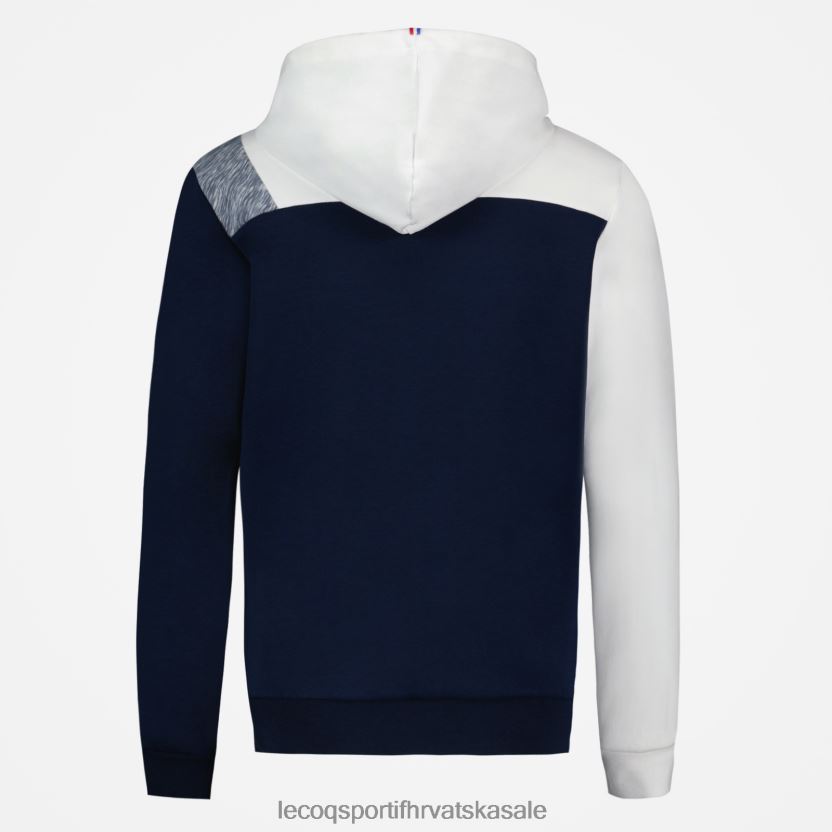 Le Coq Sportif plava majica s kapuljačom i patentnim zatvaračem muškarci 840R4L22 odjeća