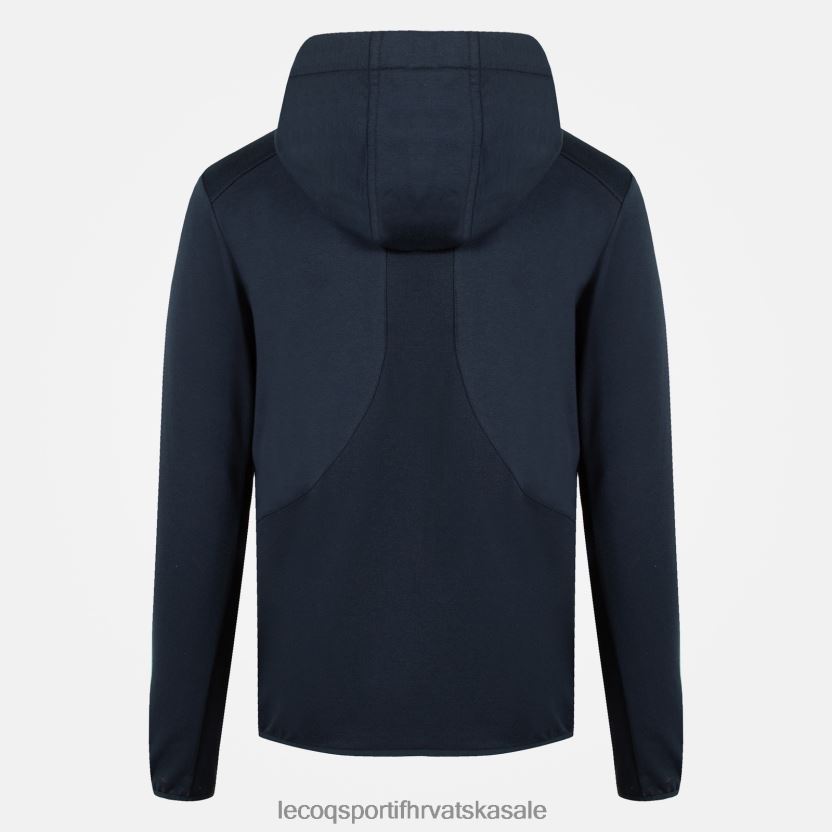 Le Coq Sportif plava majica s kapuljačom i patentnim zatvaračem muškarci 840R4L490 odjeća