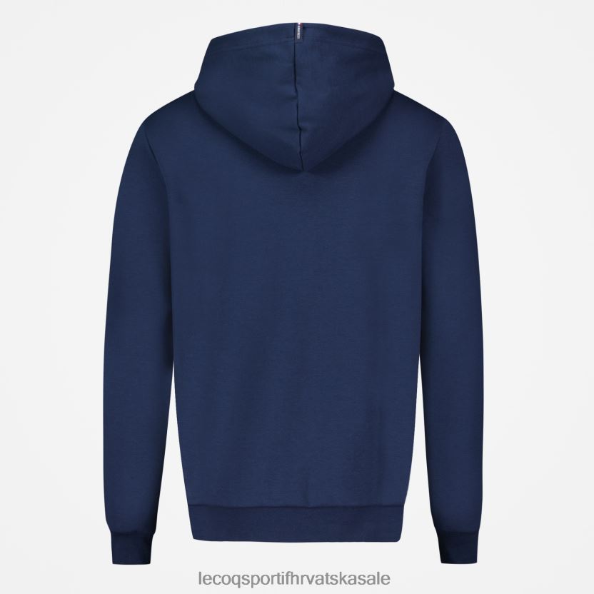 Le Coq Sportif plava majica s kapuljačom i patentnim zatvaračem muškarci 840R4L55 odjeća