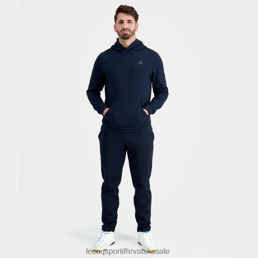 Le Coq Sportif plava majica s kapuljačom muškarci 840R4L11 odjeća