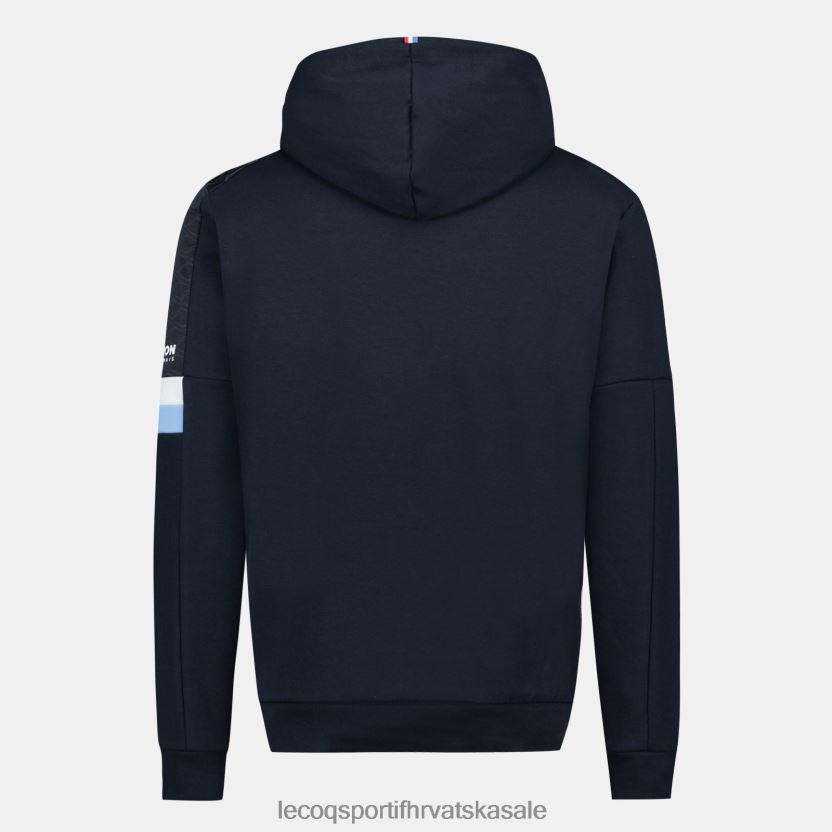 Le Coq Sportif plava majica s kapuljačom muškarci 840R4L29 odjeća