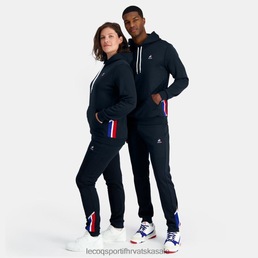 Le Coq Sportif plava majica s kapuljačom muškarci 840R4L4 odjeća