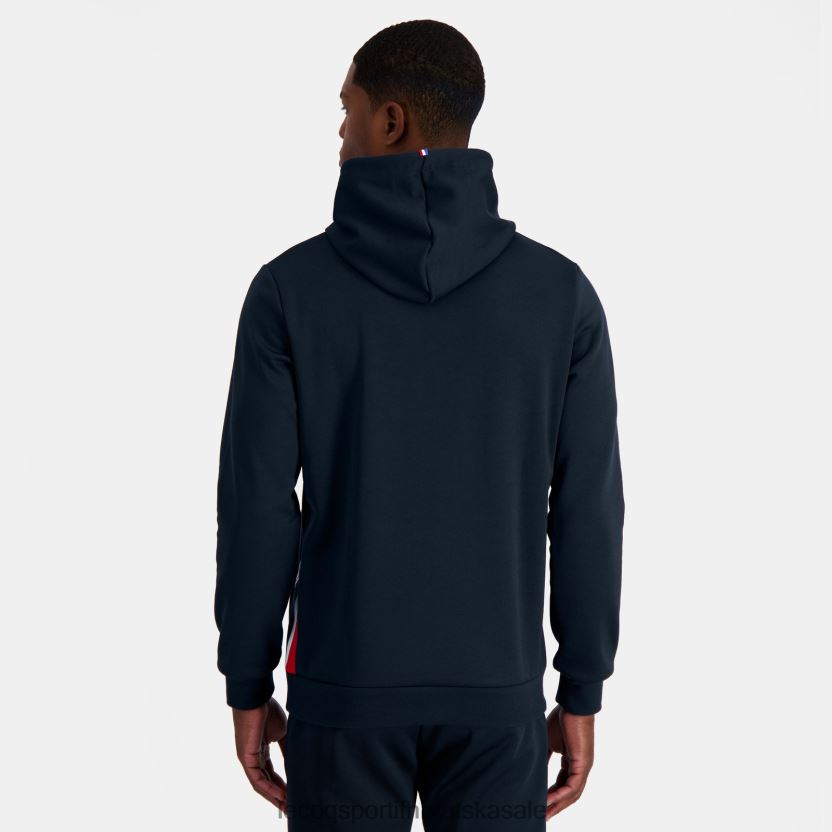 Le Coq Sportif plava majica s kapuljačom muškarci 840R4L4 odjeća