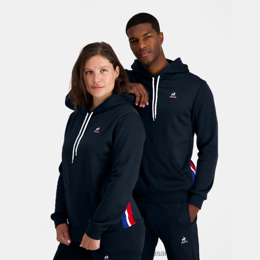 Le Coq Sportif plava majica s kapuljačom muškarci 840R4L4 odjeća