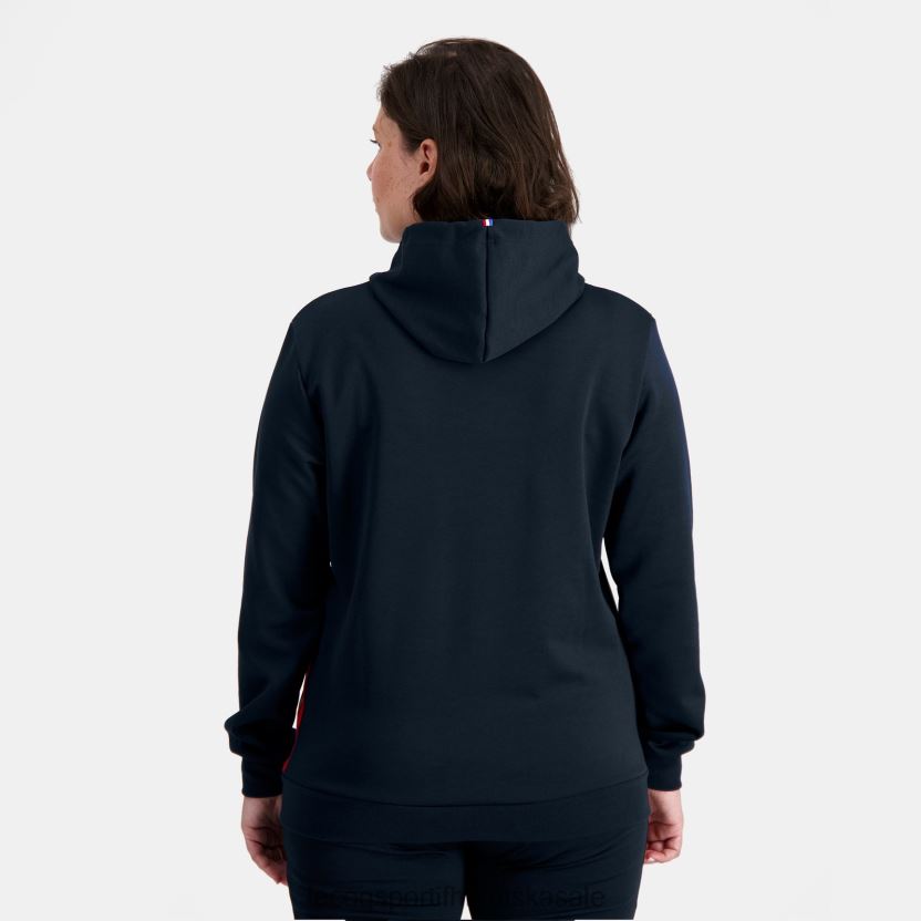 Le Coq Sportif plava majica s kapuljačom muškarci 840R4L4 odjeća