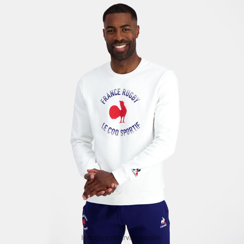 Le Coq Sportif trenirka - Francuska ragbi bijela muškarci 840R4L3 odjeća