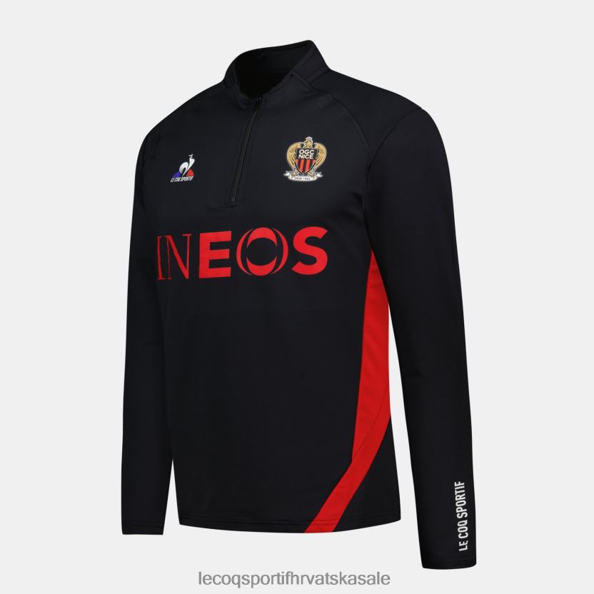 Le Coq Sportif trenirka crna muškarci 840R4L33 odjeća