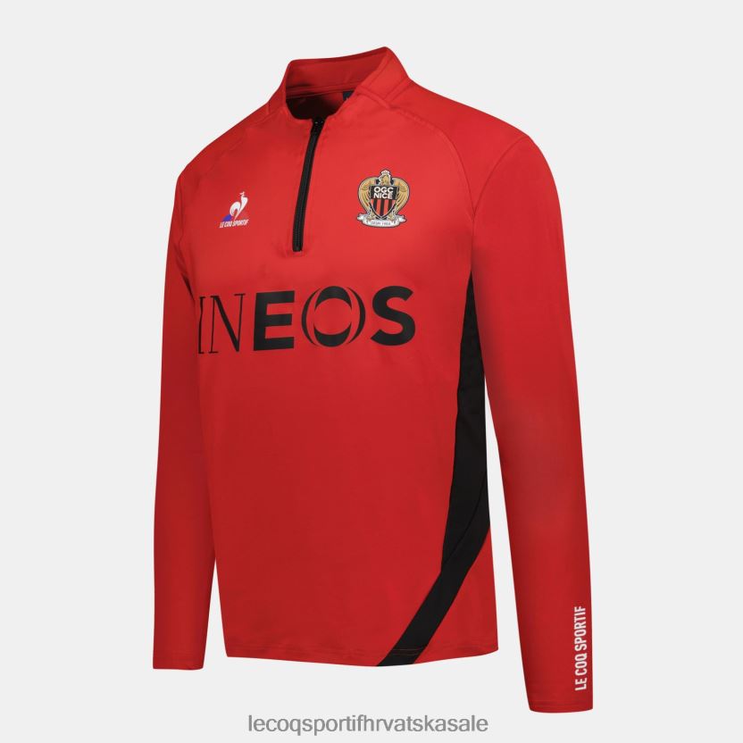 Le Coq Sportif trenirka crvena muškarci 840R4L16 odjeća