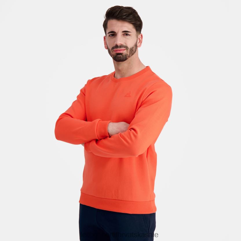 Le Coq Sportif trenirka narančasta muškarci 840R4L14 odjeća