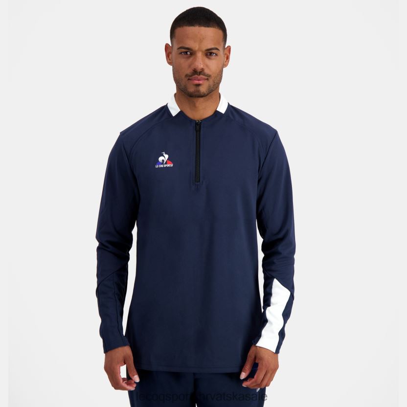 Le Coq Sportif trenirka plava muškarci 840R4L75 odjeća