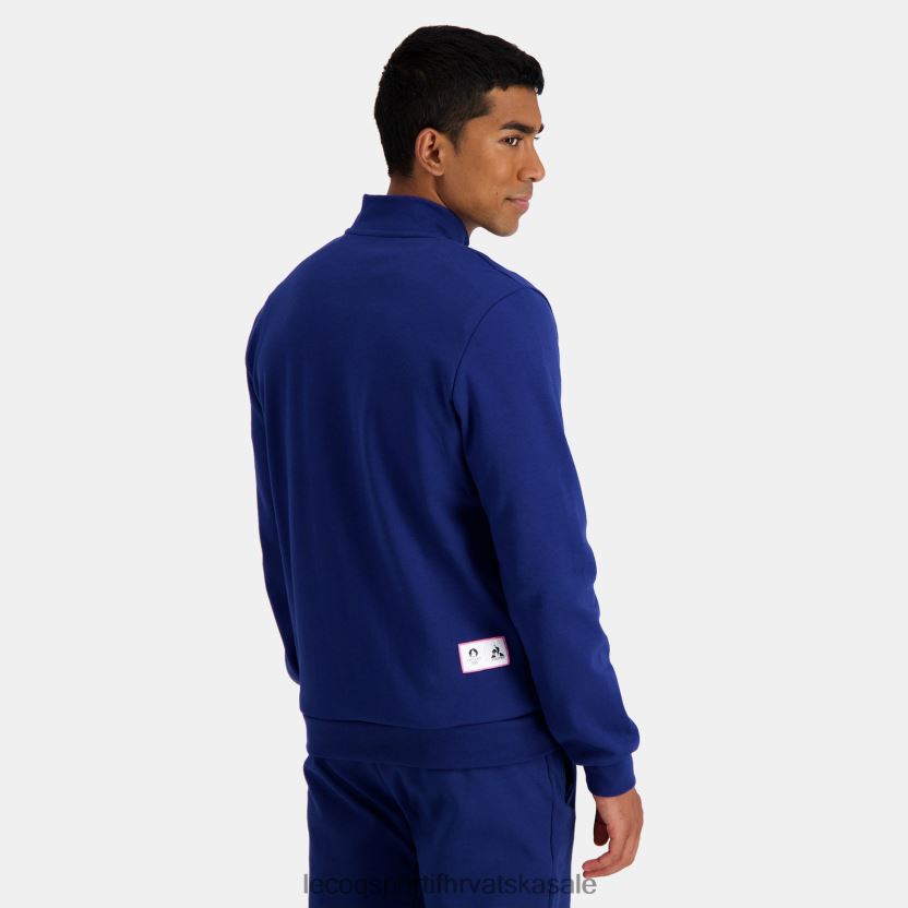 Le Coq Sportif trenirka s patentnim zatvaračem plava muškarci 840R4L32 odjeća