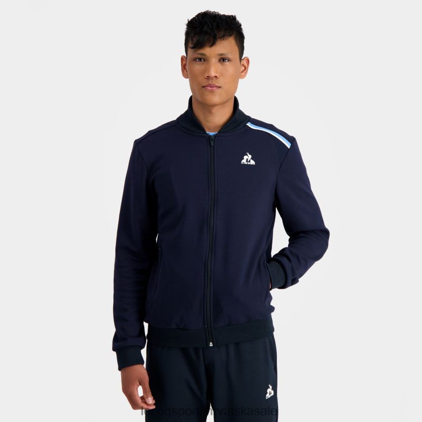 Le Coq Sportif trenirka s patentnim zatvaračem plava muškarci 840R4L34 odjeća