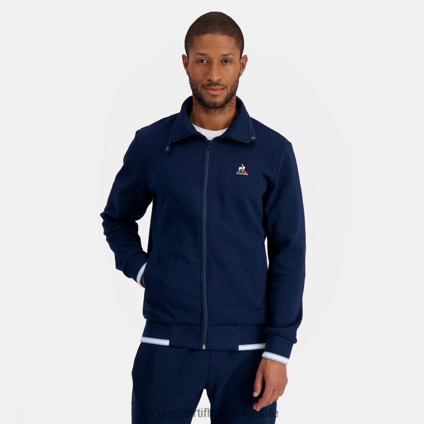 Le Coq Sportif trenirka s patentnim zatvaračem plava muškarci 840R4L433 odjeća