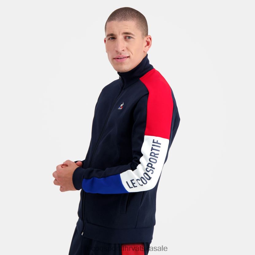 Le Coq Sportif trenirka s patentnim zatvaračem plava muškarci 840R4L455 odjeća