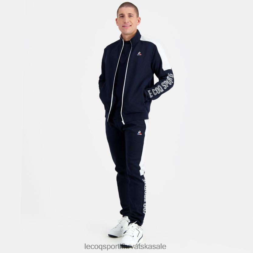 Le Coq Sportif trenirka s patentnim zatvaračem plava muškarci 840R4L459 odjeća