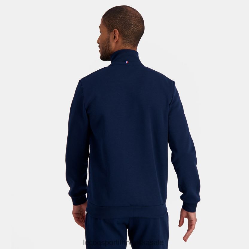 Le Coq Sportif trenirka s patentnim zatvaračem plava muškarci 840R4L52 odjeća