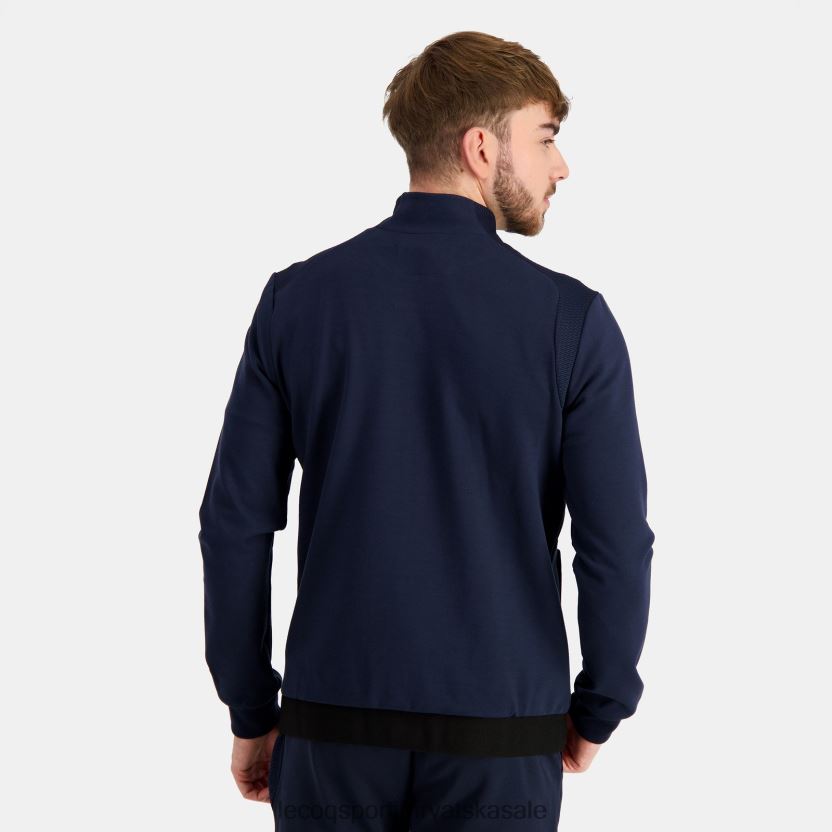 Le Coq Sportif trenirka s patentnim zatvaračem plava muškarci 840R4L71 odjeća