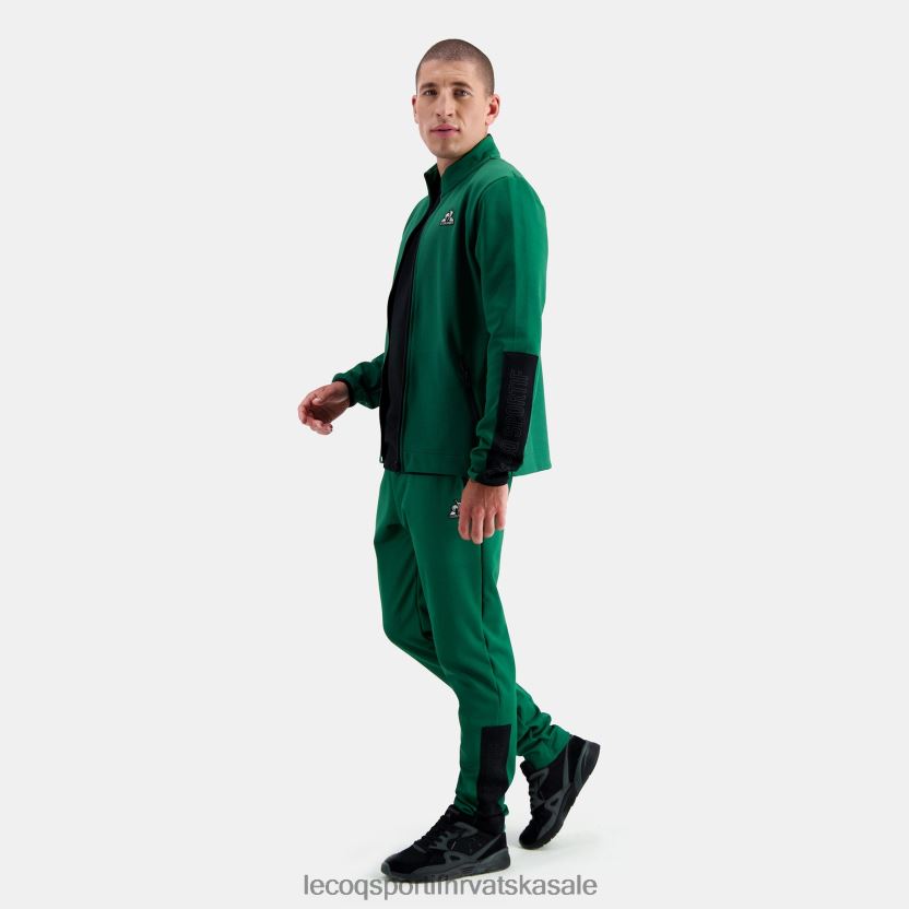 Le Coq Sportif trenirka s patentnim zatvaračem zelena muškarci 840R4L439 odjeća