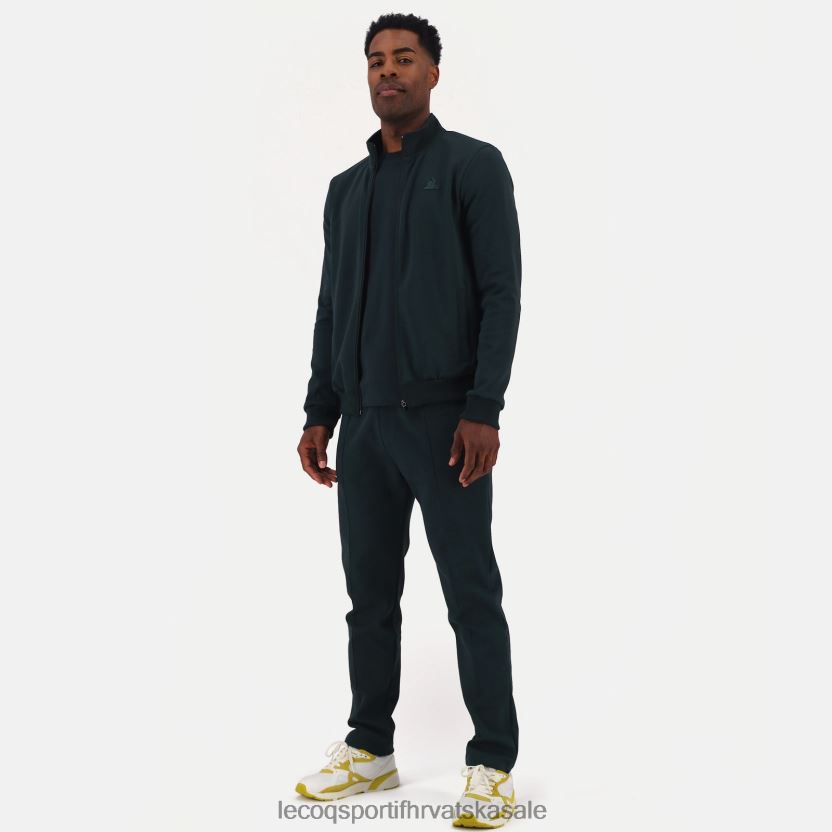 Le Coq Sportif trenirka s patentnim zatvaračem zelena muškarci 840R4L463 odjeća