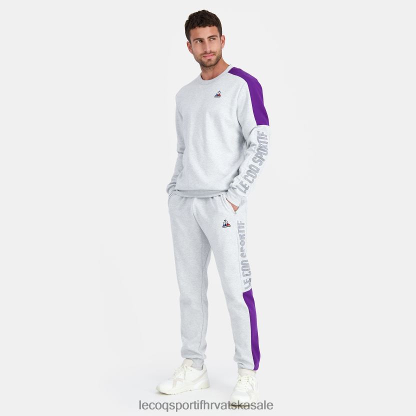 Le Coq Sportif trenirka siva muškarci 840R4L443 odjeća