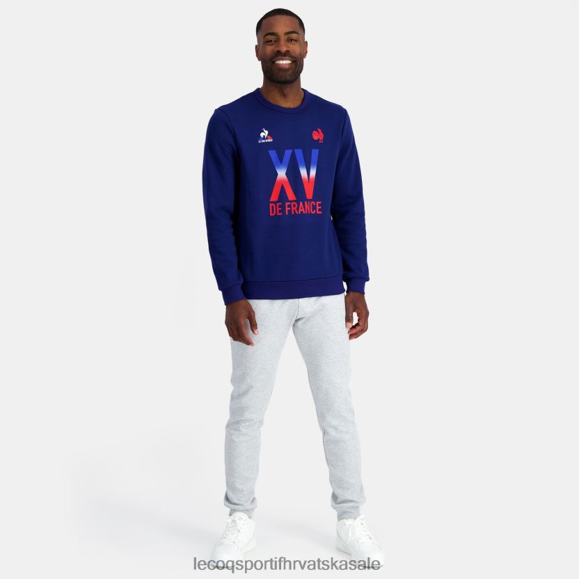 Le Coq Sportif trenirka - xv de france plava muškarci 840R4L5 odjeća