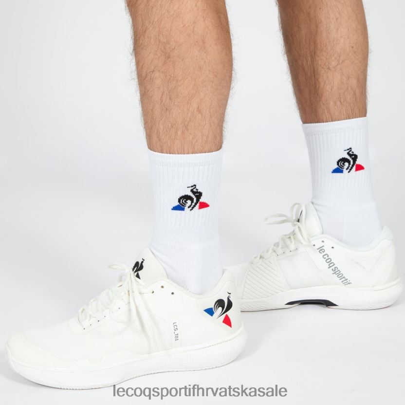 Le Coq Sportif nogometne čarape bijele muškarci 840R4L292 pribor