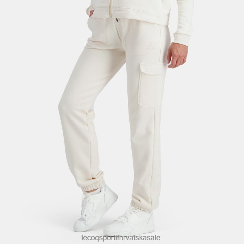 Le Coq Sportif hlače bijele žene 840R4L322 odjeća