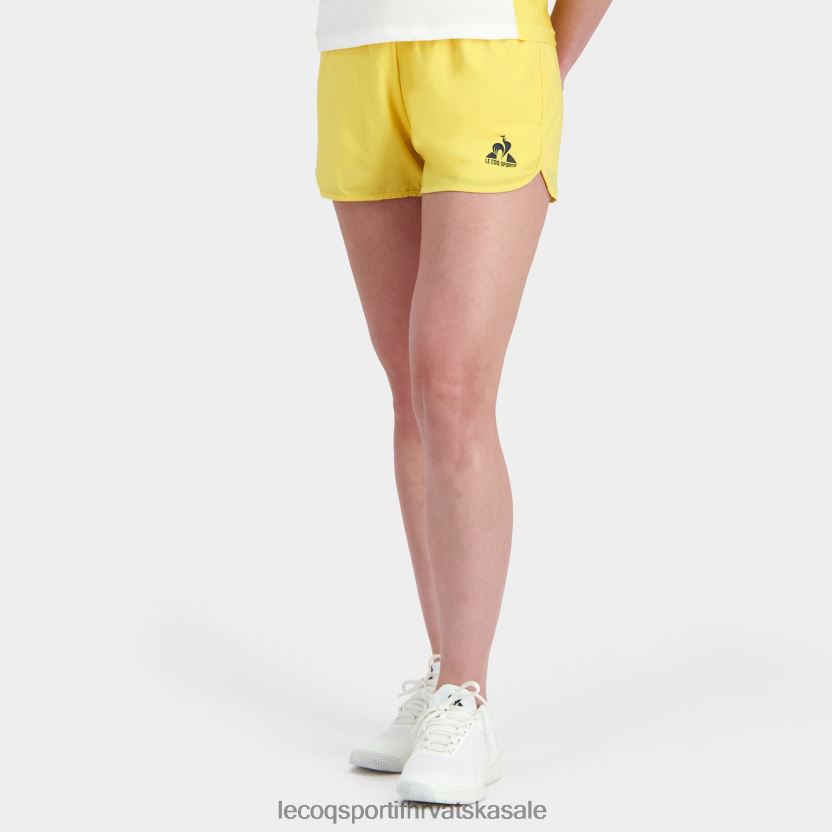 Le Coq Sportif kratke hlače žute žene 840R4L325 odjeća