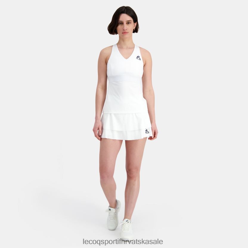 Le Coq Sportif gornji dio prsluka bijeli žene 840R4L344 odjeća