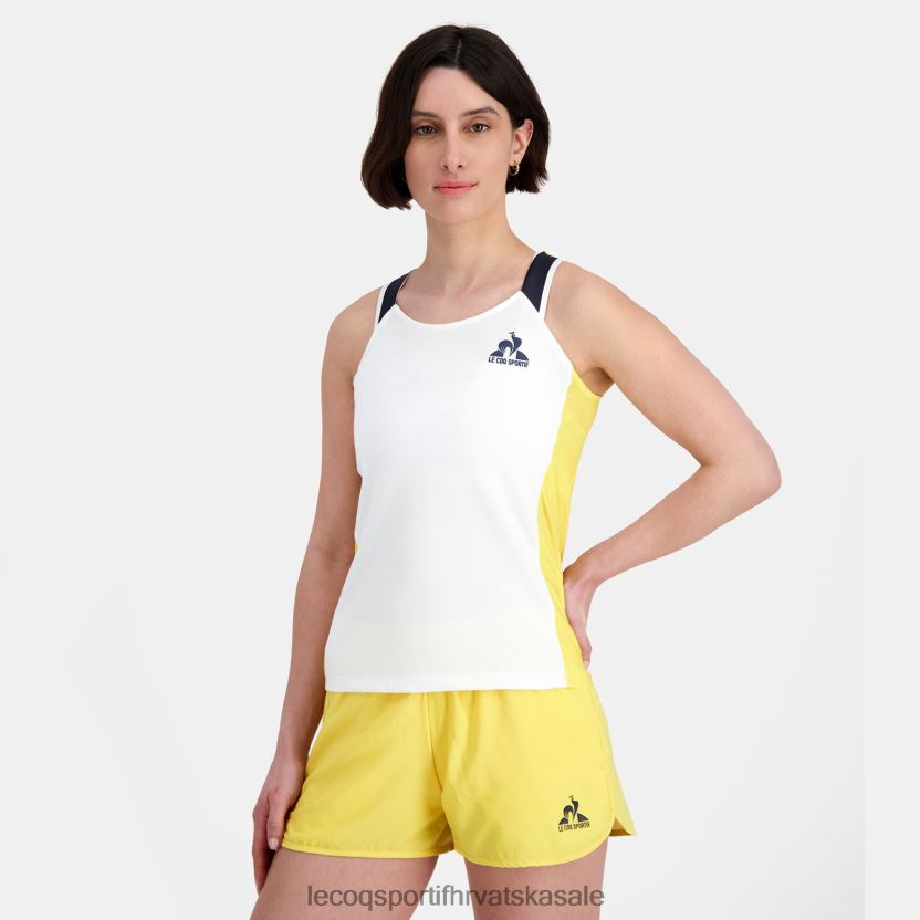 Le Coq Sportif gornji dio prsluka bijeli žene 840R4L345 odjeća