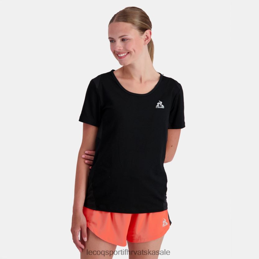Le Coq Sportif majica crna žene 840R4L357 odjeća