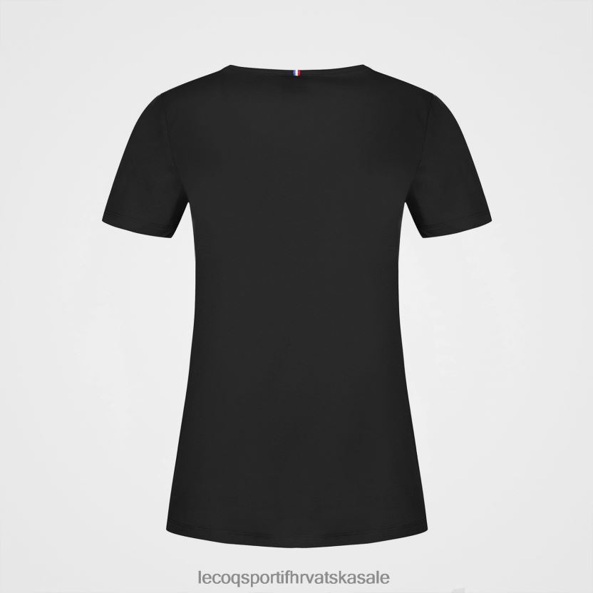Le Coq Sportif majica crna žene 840R4L360 odjeća