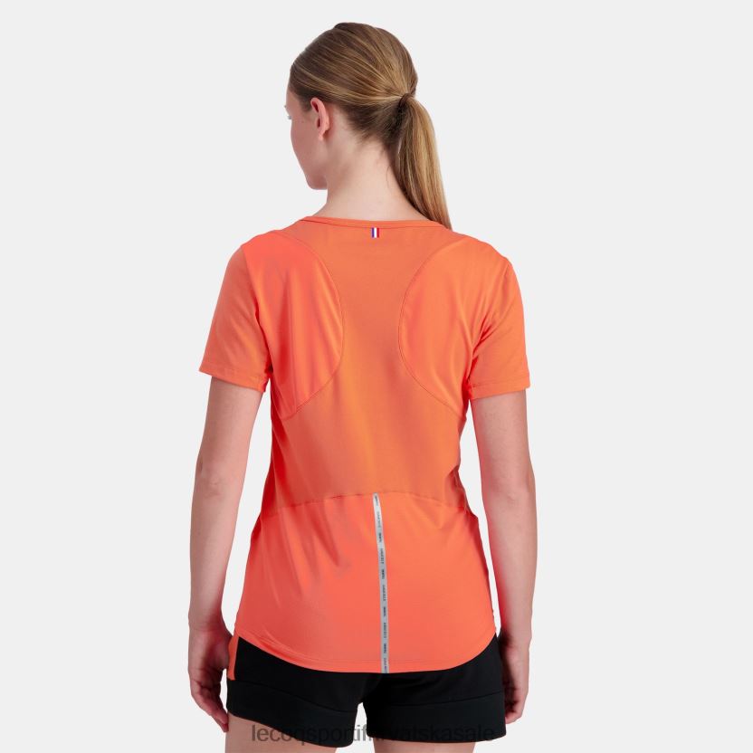 Le Coq Sportif majica narančasta žene 840R4L355 odjeća