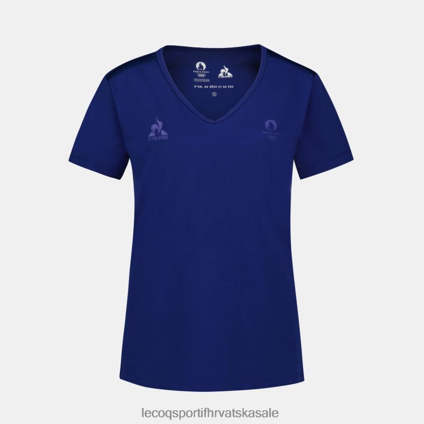 Le Coq Sportif majica plava žene 840R4L342 odjeća