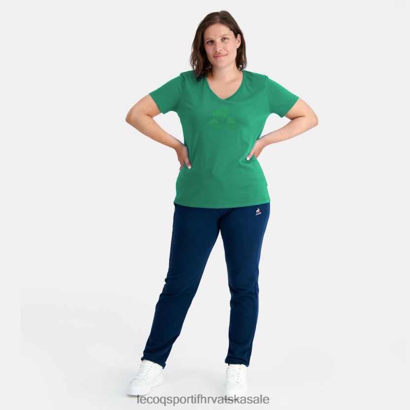 Le Coq Sportif majica zelena žene 840R4L347 odjeća