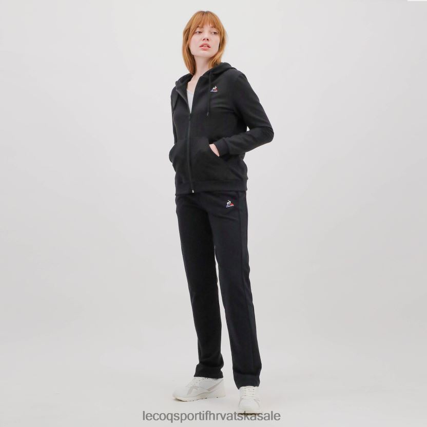 Le Coq Sportif majica s kapuljačom i crnim patentnim zatvaračem žene 840R4L319 odjeća